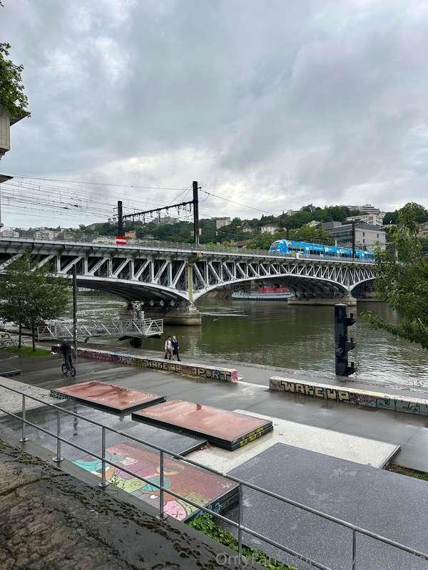 Made it to Lyon, France. Unfortunately, it rained the whole ..