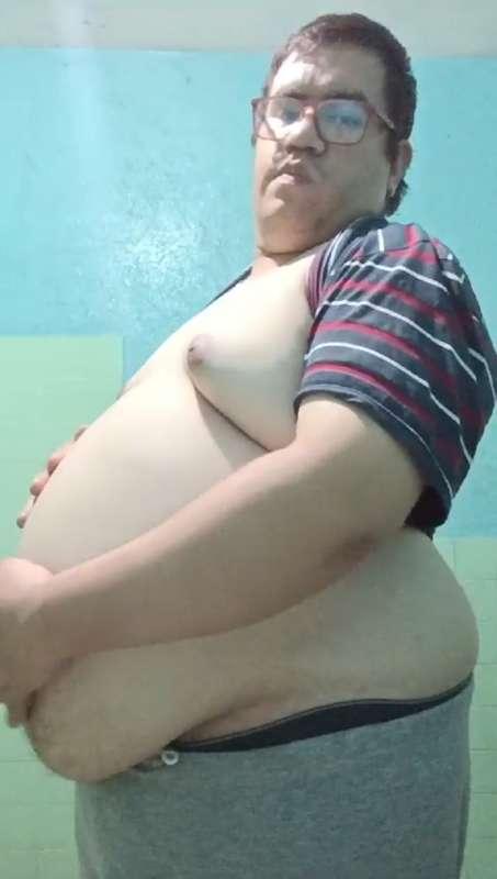 Mike showing us his fat body!