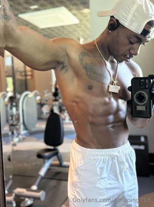Spending time at the gym today 🔥