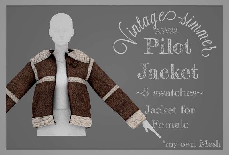 ˗ˏˋPilot Jacket ˎˊ˗ Public release: March 31