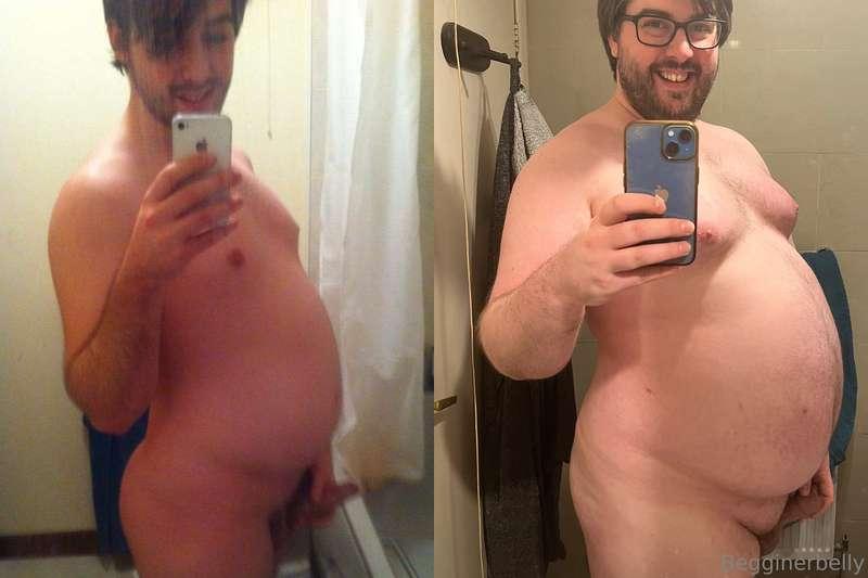 I remember how full and fat I felt on the left and although ..