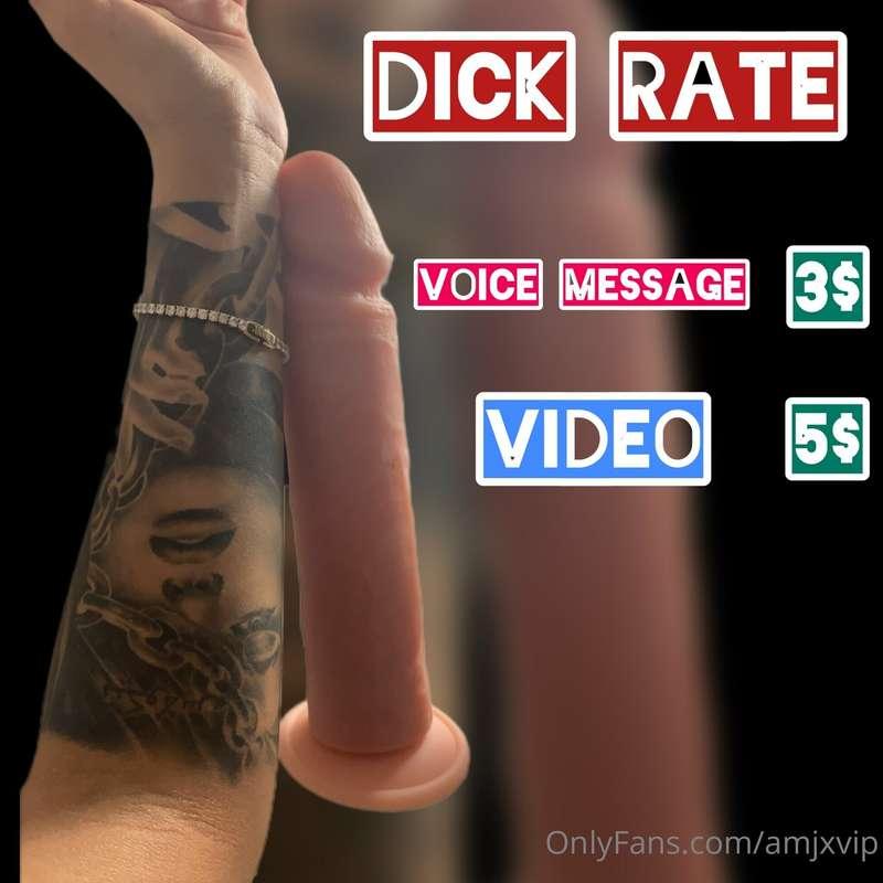 Let’s see my opinion on your dick! Are u curios ? Send me pi..