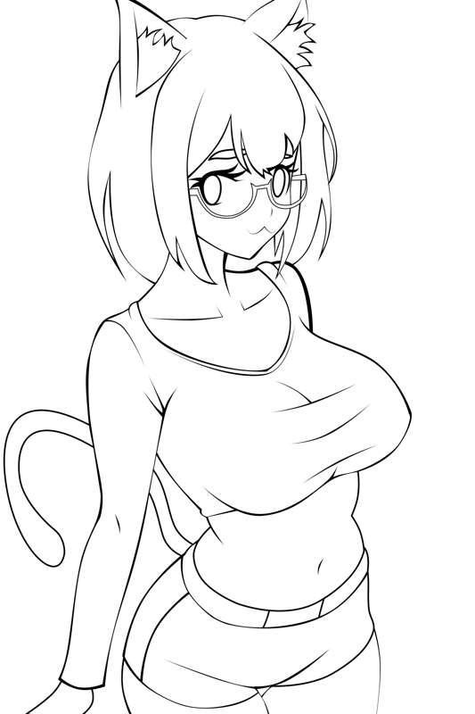 Nico Koneko WIP and lines
