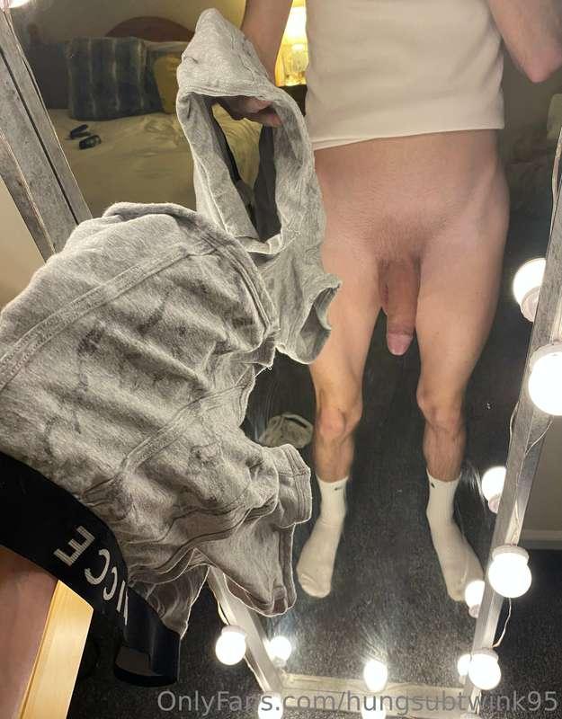 Who wants to buy the boxers I wiped all that cum up with? ;)