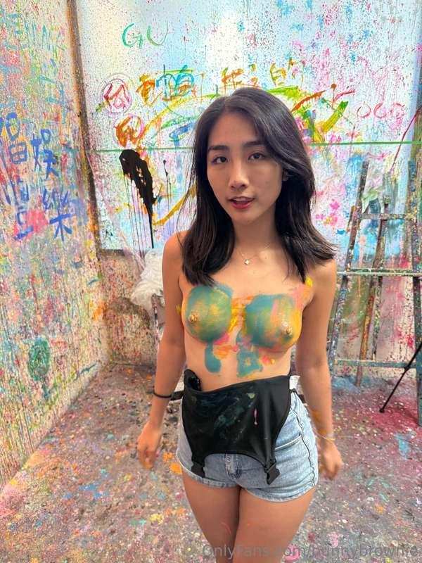 Careful, paint might smudge especially if you’re not using y..