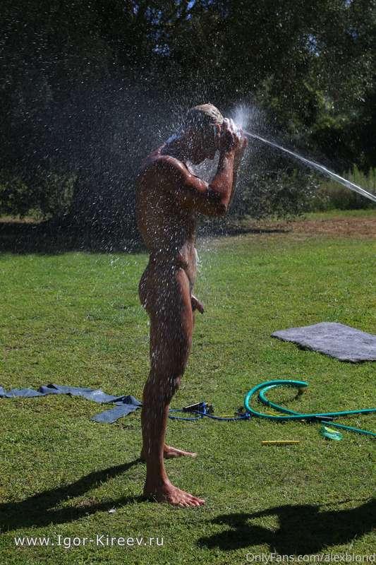 And again shower time)