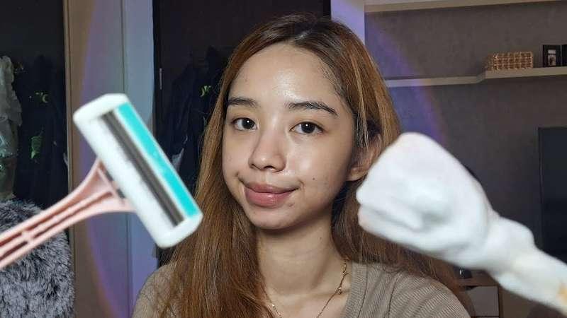 7th video of May 💕 ASMR gf roleplay - Let Me Shave Your Beard, Babe!