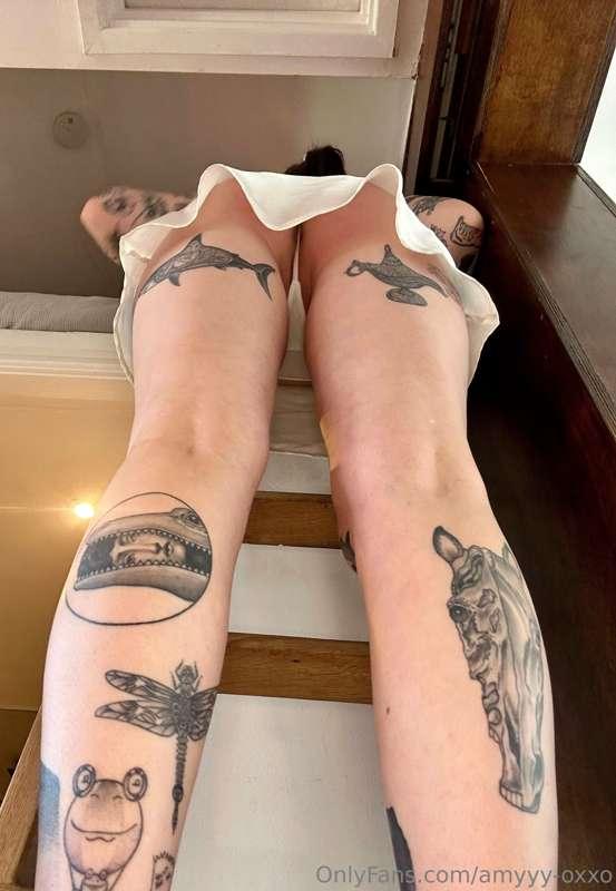 I wear tiny skirts so they’re easy to look up 😈