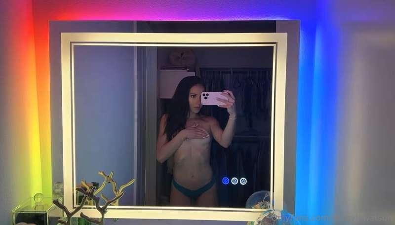 loving my new mirror lights lol do you even see them or your..