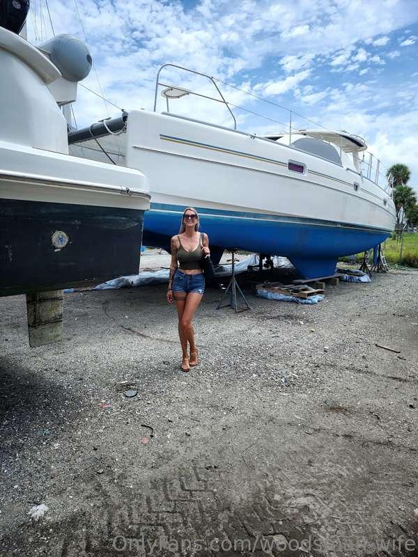 In the boatyard
