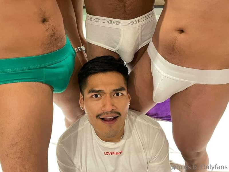 This is gonna be my first time taking 3 Filipino dicks at on..