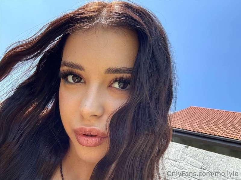 Those slight waves in my hair make me feel like I'm a little..