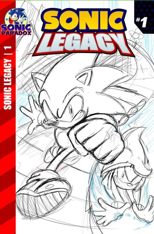 Sonic Legacy Issue 1 WIP cover
