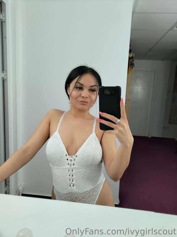 Do I look good in white? 🩱