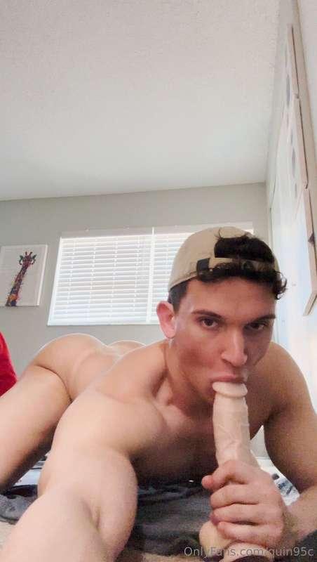 I look so naughty with a cock in my mouth 😈