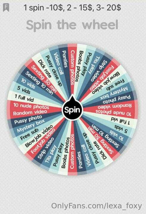 🍀 SPIN THE WHEEL 🍀 🔥 
Only today 10$ per spin 🔥 (or 3 spins ..