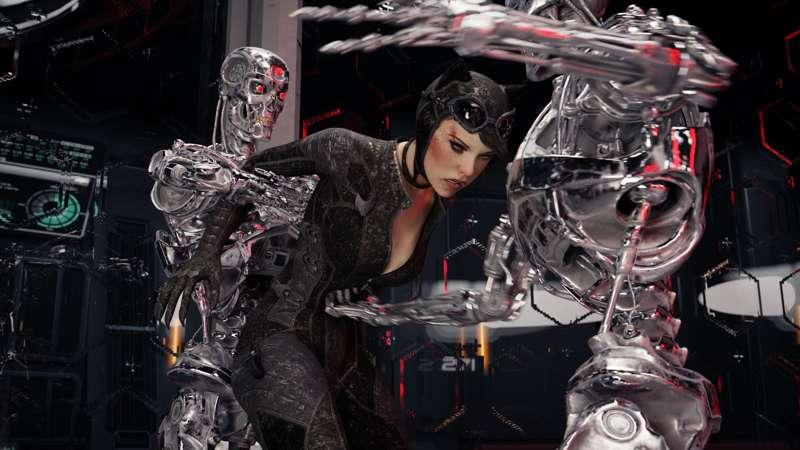 Catwoman - Bellypunched! (4K)