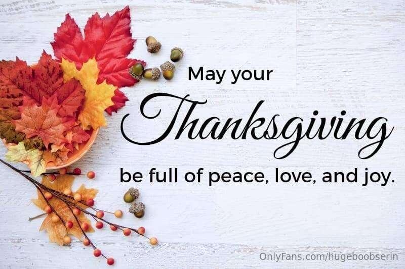 Happy Thanksgiving guys! Today I am thankful for having you ..