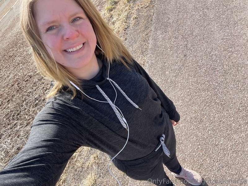 Went for a wonderful run/walk today!! I needed that sunshine..