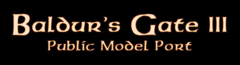 Baldur's Gate 3 Model Port Public Release