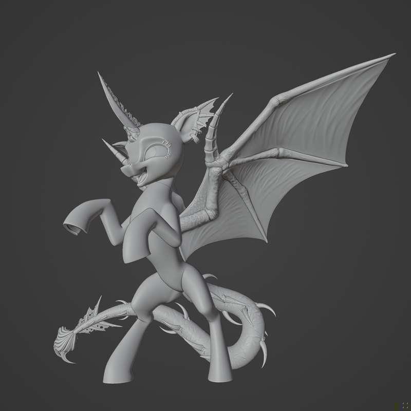 Demicorn commission WIP 1