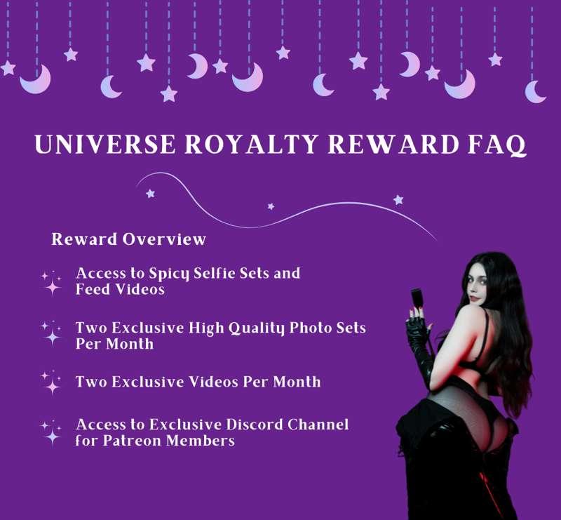 💜Universe Royalty Reward FAQ 💜