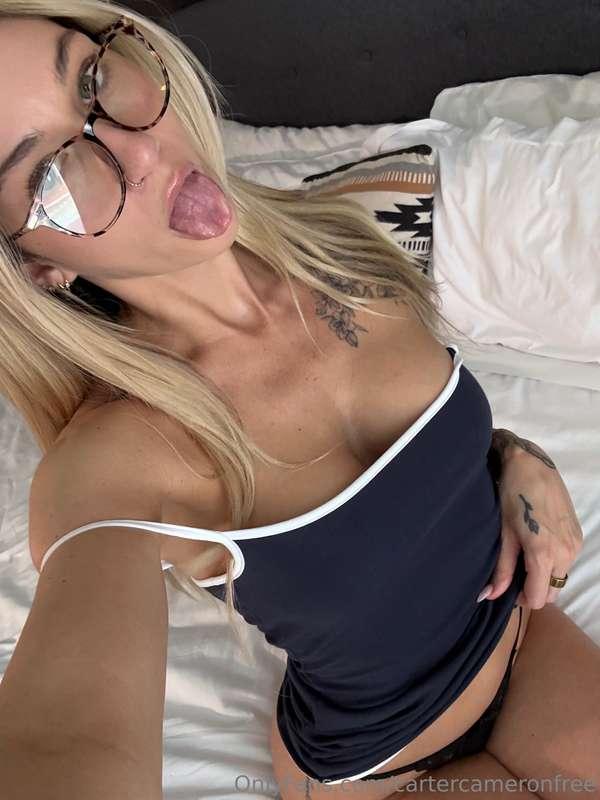 Wanna cum on my face or in my mouth daddyyy? 💦👅