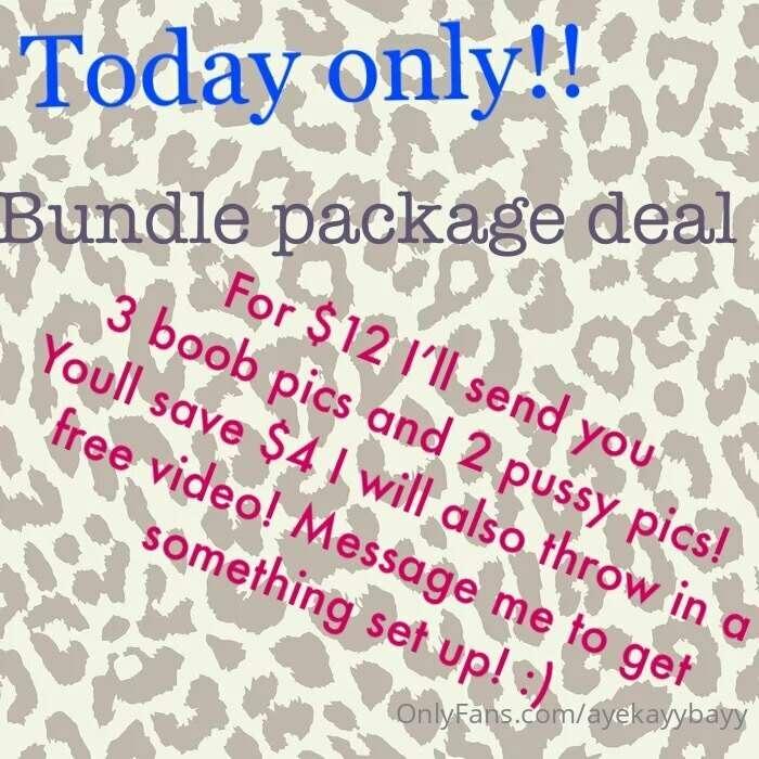 What’s that?!? A special?! Message me for exclusive content!..