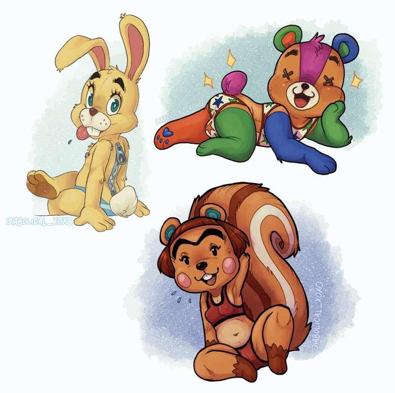 Animal Crossing doodles!