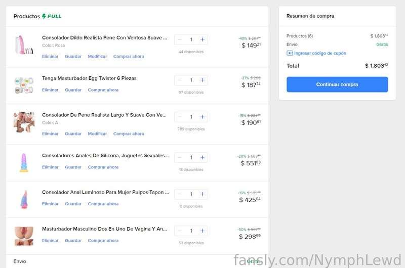 💜 ¿ME AYUDAS A TRAERTE MÁS CONTENIDO? 💦
💜 COULD YOU HELP ME TO BRING YOU MORE CONTENT? 💦

¡Les platico un poco de las ideas que tengo! Me gustaría hacer un poco más de contenido dedicado a mujeres, entonces tuve la idea de comprar un masturbador masculino con forma de vagina para hacer unos cuantos vídeos IRLs con ello, masturbando, metiendo juguetes, mientras hablo sucio.

Pero también quiero hacer lo mismo con mis hermosos perritos ♥ para eso es el dildo realista y los huevitos masturbadores~ 

¿Qué para qué son los dildos? 💦 Bueno... Eso ya lo verán, pero si estoy con ganas de hacer más contenido IRL, creo que pueden imaginarselos~ 