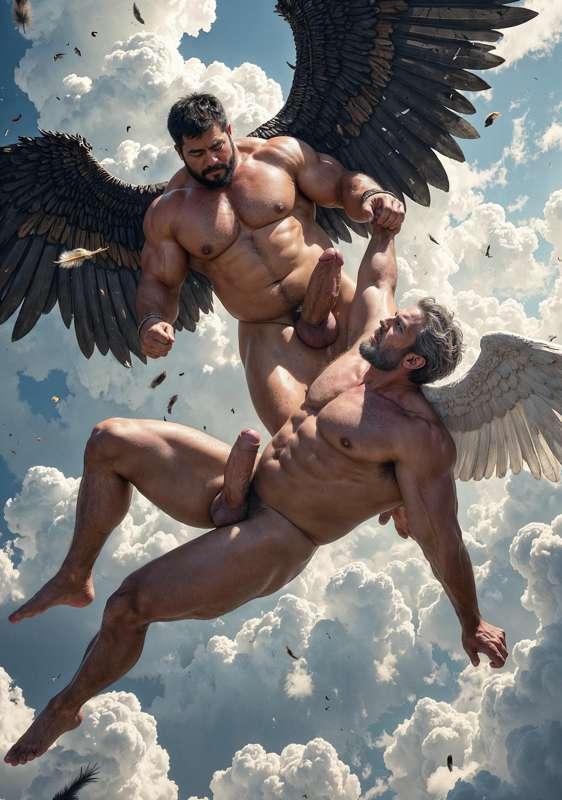 The fallen angel will punish the divine angel