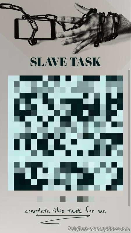 Become my new slave, unlock this task! 😏