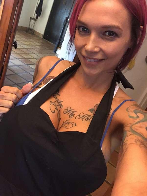 In the kitchen...