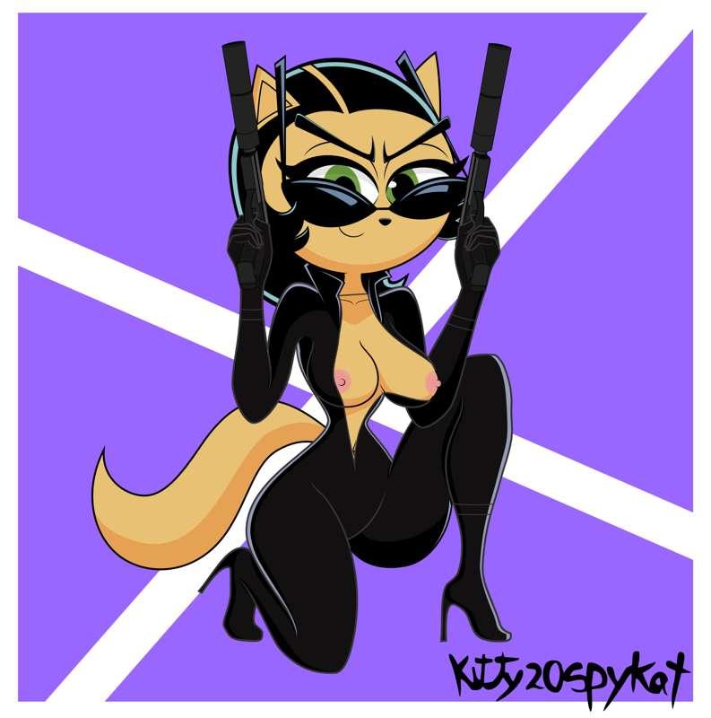 Kitty black suit v2