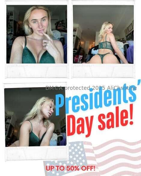 Presidents' Day special!! Exclusive goodies available until ..