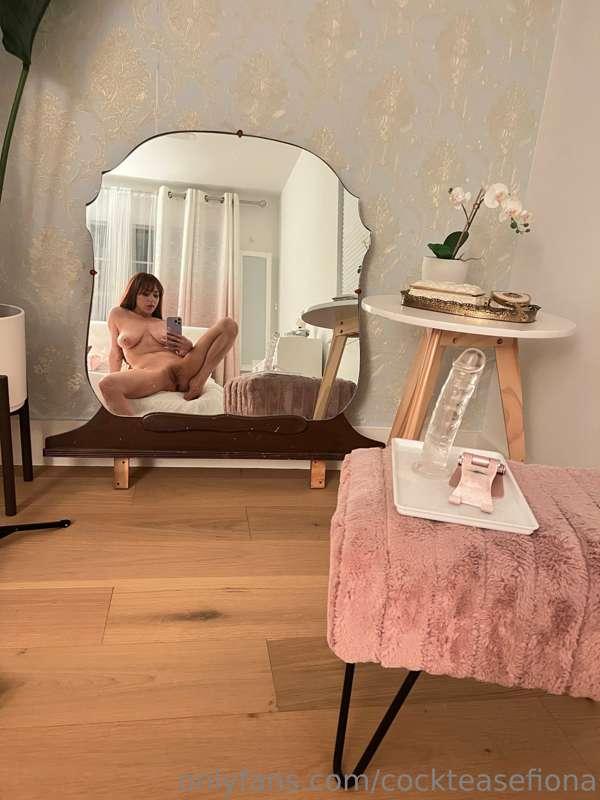 When you watch yourself masturbate :) 
I’m definitely an aut..