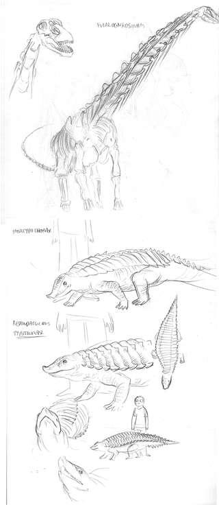 Extinct Creature Sketches #1
