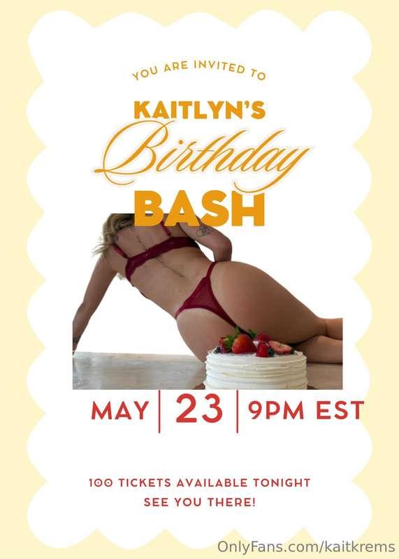 It's ALMOST MY BDAY and if u've been living under a rock lat..