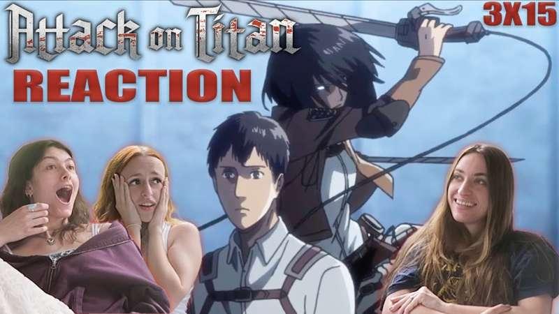 Attack on Titan (SUB) - 3x15 Descent - Reaction