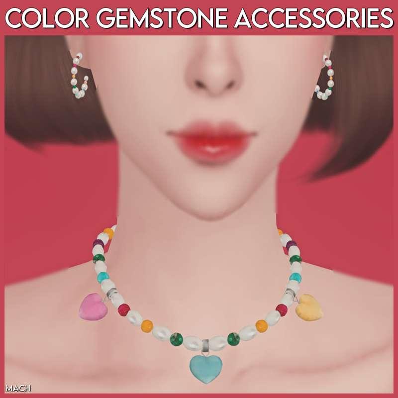 Color Gemstone Accessories