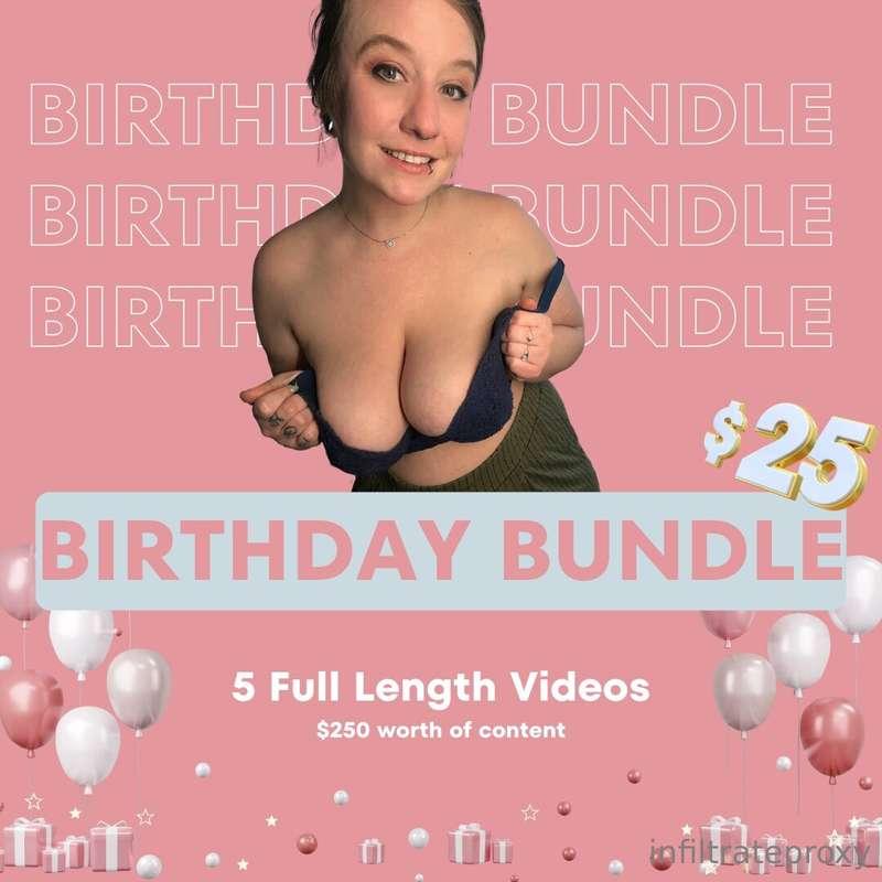 It's my birthday week and I'm giving away the biggest bundle..