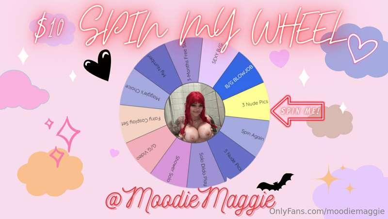 DOING SOMETHING FUN TODAY!! This is my **$10 Spin-My-Wheel**..