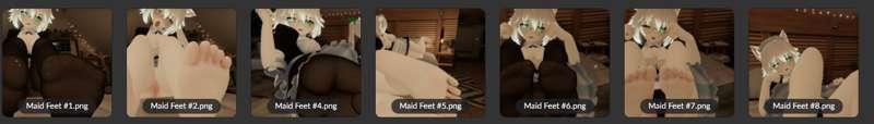 Maid Feet for the peeps -3-