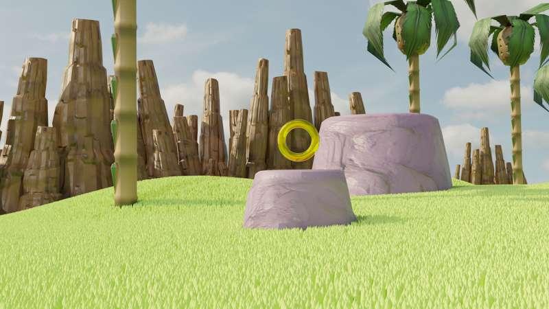 Green Hill Test Render
