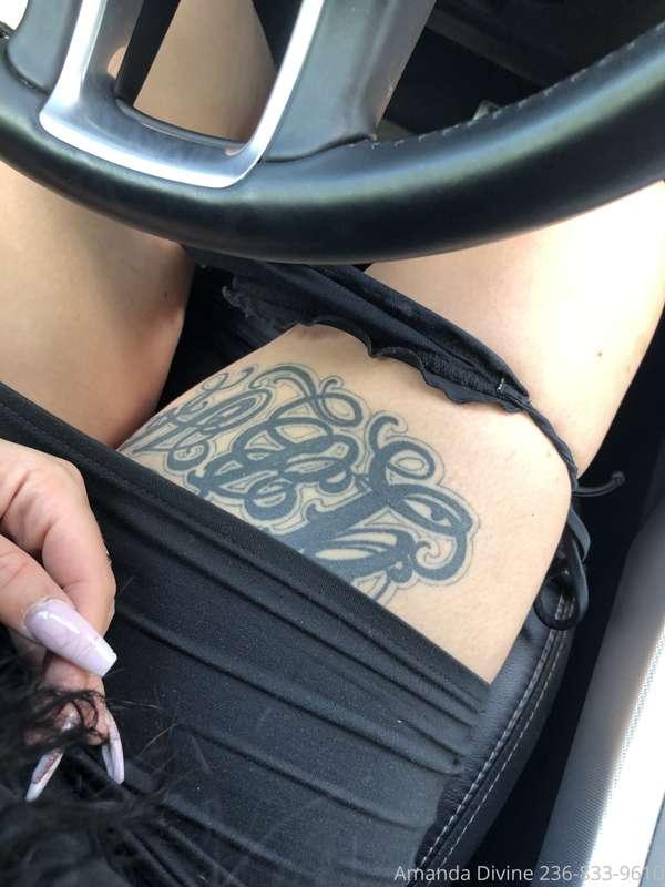 Looking nasty in my car lol