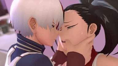 Momo/Todoroki Sensual Fook