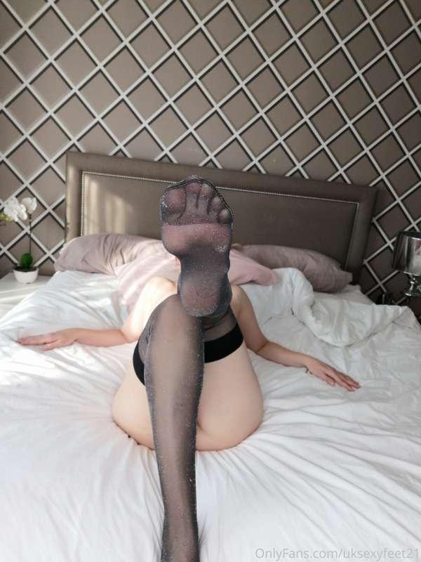 nylon stockings, I love how they feel... . I know some of yo..