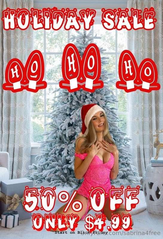 Join me @onlysabrina ..let the Holiday Season bring you lots..