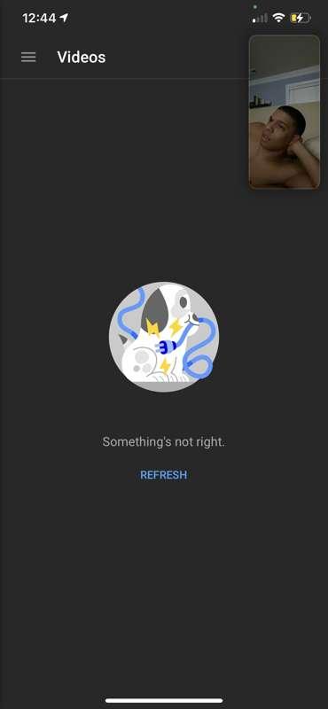 YouTube crash???