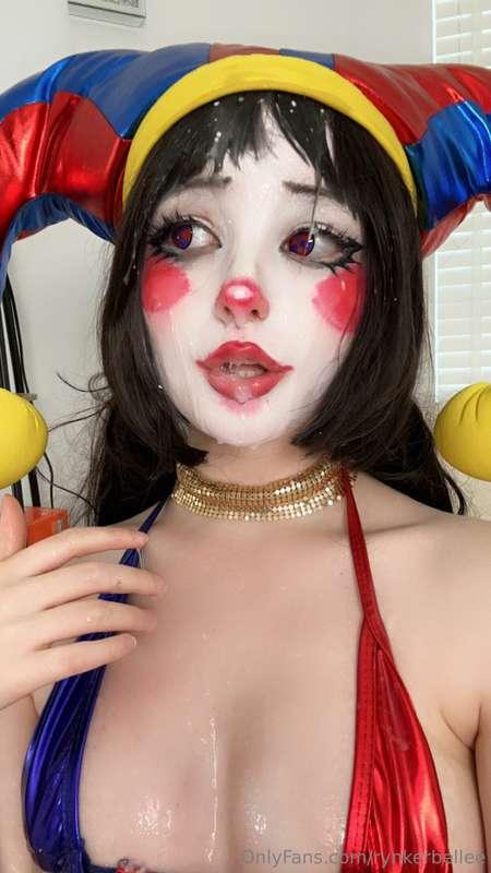 Pomni part 1 🤡 I took quite a lot of content in this cosplay..